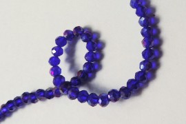 (JSSW0034AB-04) Бусины на нитке, стеклянные