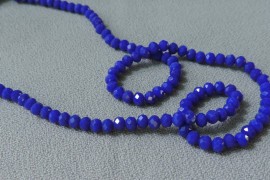 (JSSW0045-04/1) Бусини на нитці, скляні
