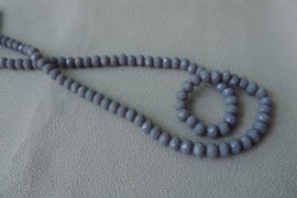 (JSSW0054-06/1) Бусини на нитці, скляні
