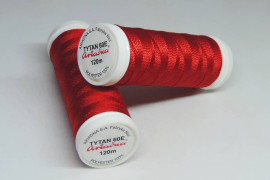 Нитка для бісеру Tytan 60E Ariadna 120м червона, 2522