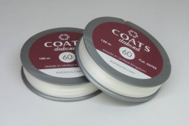 Нитка для бісеру COATS dabond 60 150м біла