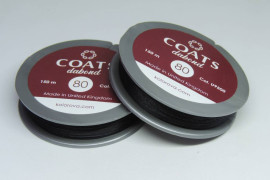 Нитка для бісеру COATS dabond 80 150м чорна