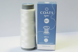 Нитка для бісеру COATS Nymo 60 500м біла