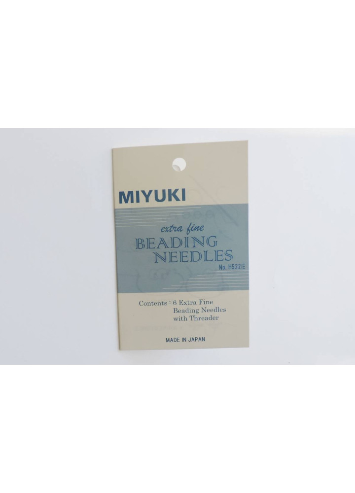 Набор игл для бисера MIYUKI (6 шт) с нитковдевателем