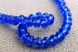 (JSSW0057-04) Бусины на нитке, стеклянные