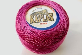 MSL0113 Ирис нитки полиэстеровые KAPLAN, цвет темно-розовый