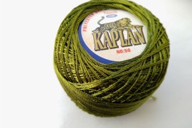 MSL0582 Ирис нитки полиэстеровые KAPLAN, цвет зеленый