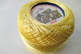 MSL0303 Ирис нитки полиэстеровые KAPLAN, цвет светло-желтый