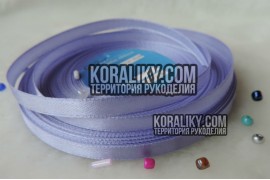 (0020060081) Стрічка атласна одностороння фіолетова шириною 06 мм