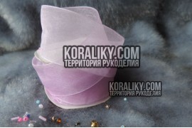 (0010200050) Стрічка органза світло-фіолетова ширина 20 мм