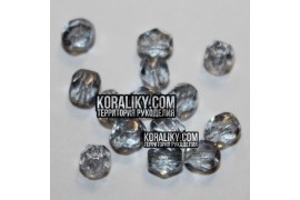 (STKB00030_14464-08) Скляні бусини круглі грановані розмір 08 мм
