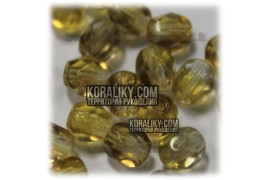 (STKB00030_22501-06) Скляні бусини круглі грановані розмір 6мм