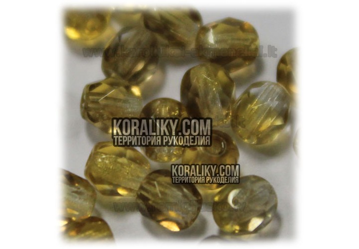 (STKB00030_22501-06) Скляні бусини круглі грановані розмір 6мм