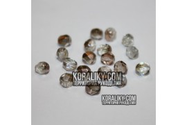 (STKB00030_27101-06) Скляні бусини круглі грановані розмір 6 мм