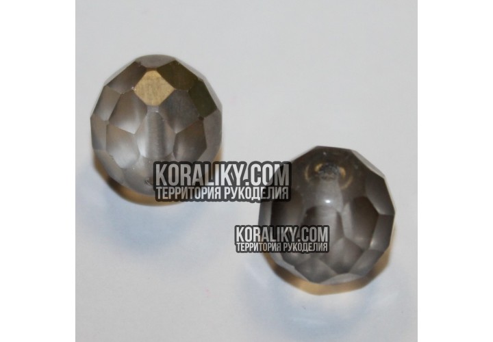 (STKB00030_27401-12) Скляні бусини круглі грановані розмір 12мм