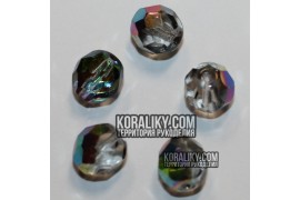 (STKB00030_28101-12) Скляні бусини круглі грановані розмір  12 мм