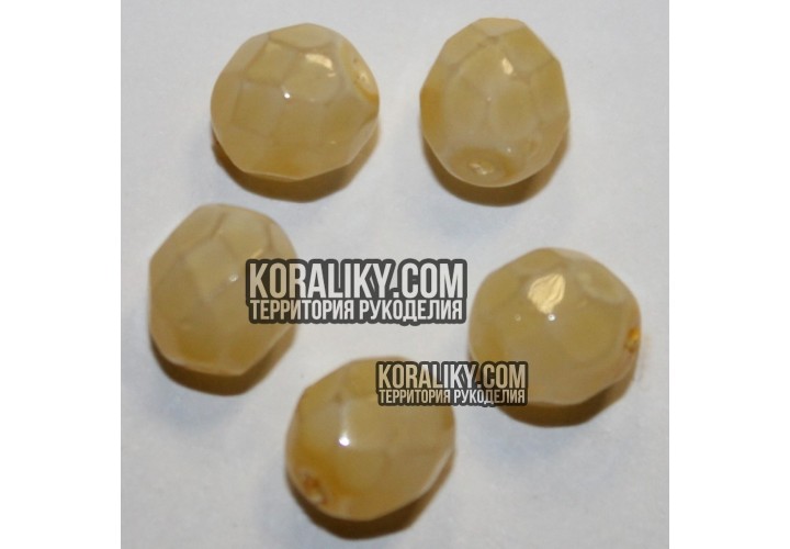 (STKB00030_44714-08) Скляні бусини круглі грановані розмір 08 мм