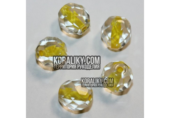 (STKB00030_44886-08) Скляні бусини круглі грановані розмір 08 мм