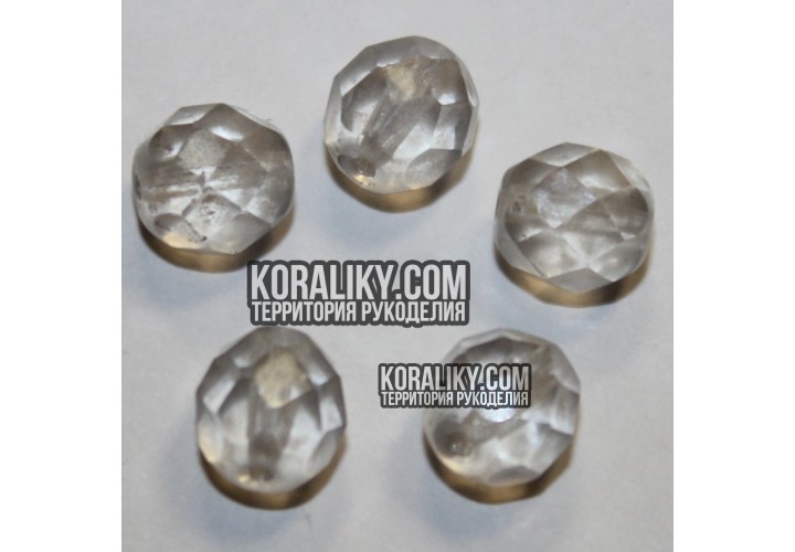 (STKB00030_56901-08) Скляні бусини круглі грановані розмір 08 мм