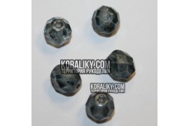 (STKB00030_56945-12) Скляні бусини круглі грановані розмір 12 мм
