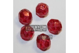 (STKB00030_56998-08) Скляні бусини круглі грановані розмір 08 мм