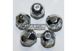 (STKB00030_97332-08) Скляні бусини круглі грановані розмір 08 мм