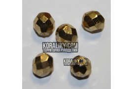 (STKB00030_97487-06) Скляні бусини круглі грановані розмір 6мм