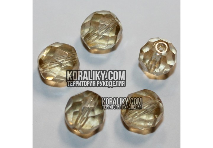 (STKB00061-08) Скляні бусини круглі грановані розмір 08 мм