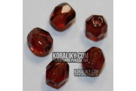 (STKB00121-04) Скляні бусини круглі грановані розмір 4мм