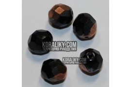 (STKB00133-08) Скляні бусини круглі грановані розмір 08 мм