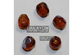 (STKB00192-04) Скляні бусини круглі грановані розмір 4 мм