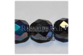 (STKB00209-08) Скляні бусини круглі грановані розмір 8мм