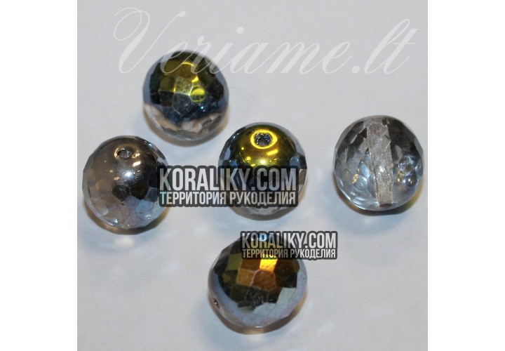 (STKB00216-14) Скляні бусини круглі грановані розмір 6мм