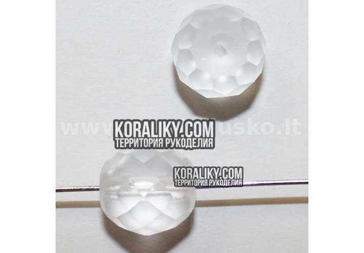 (STKB00247-14) Скляні бусини круглі грановані розмір 14 мм