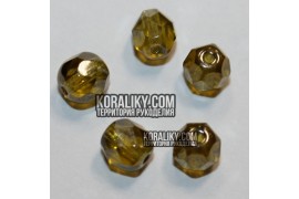 (STKB00340-06) Скляні бусини круглі грановані розмір 6мм