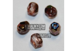 (STKB00351-04) Скляні бусини круглі грановані розмір 4 мм