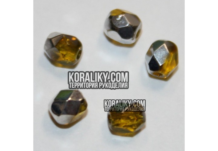 (STKB00359-04) Скляні бусини круглі грановані розмір 4 мм