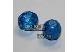(STKB02010_56936-10) Скляні бусини круглі грановані розмір 10 мм