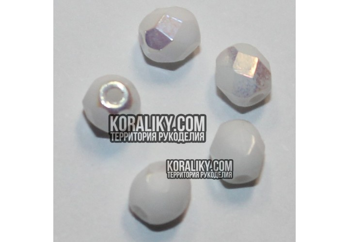 (STKB03000_28701-06) Скляні бусини круглі грановані розмір 6мм