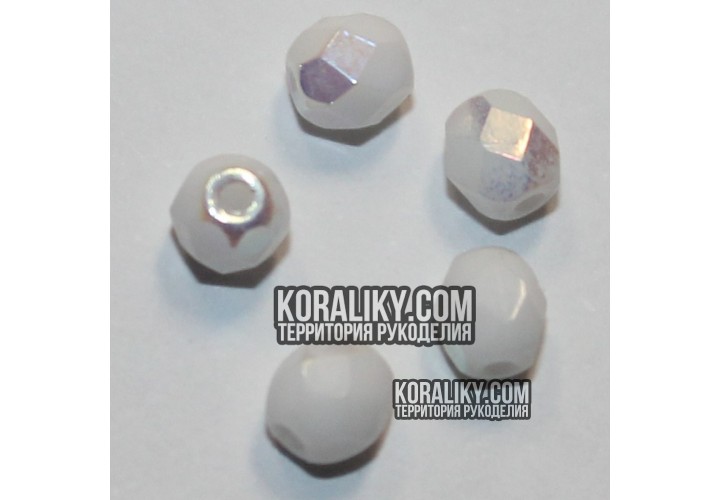 (STKB03000_28701-08) Скляні бусини круглі грановані розмір  08 мм