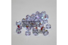 (STKB20210_28701-05) Скляні бусини круглі грановані розмір 5мм
