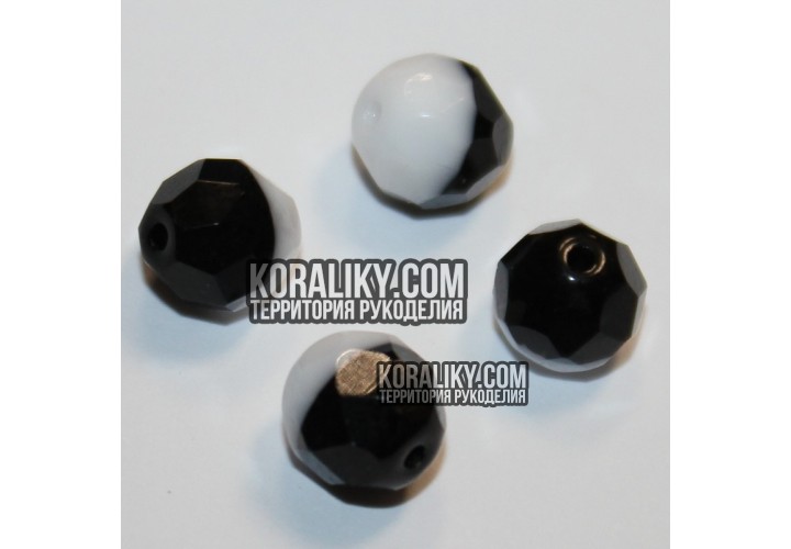 (STKB23980_03000-08) Скляні бусини круглі грановані розмір 08 мм