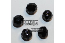(STKB23980-08) Скляні бусини круглі грановані розмір 08 мм
