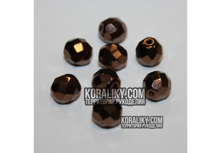 (STKB23980_14415-04) Скляні бусини круглі грановані розмір  04 мм