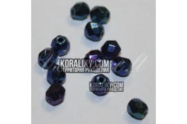 (STKB23980_21435-11) Скляні бусини круглі грановані розмір 11 мм