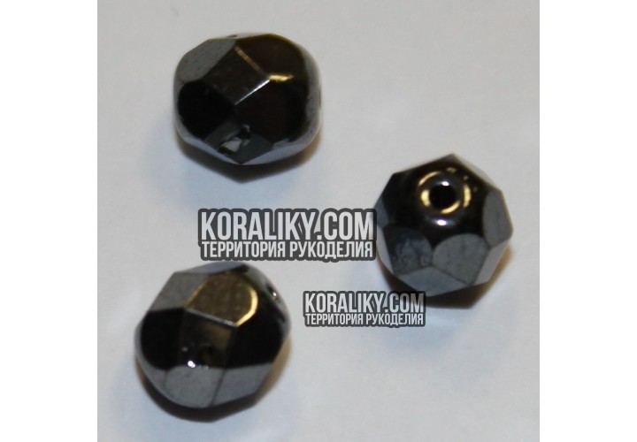 (STKB23980_27200-07) Скляні бусини круглі грановані розмір 07 мм