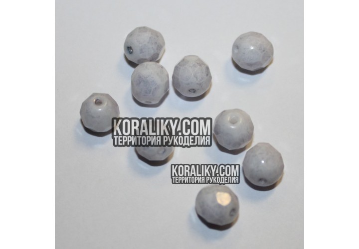 (STKB23980_27633-04) Скляні бусини круглі грановані розмір 4 мм