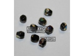 (STKB23980_28101-08) Скляні бусини круглі грановані розмір 08 мм