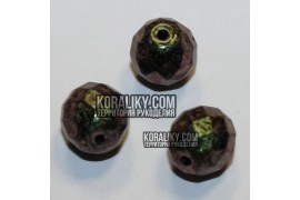 (STKB23980_56952-08) Скляні бусини круглі грановані розмір 08 мм