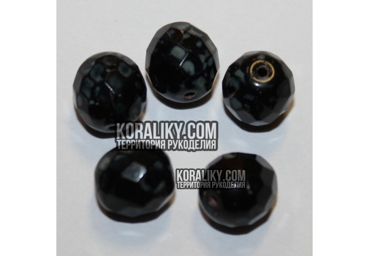 (STKB23980_86800-08) Скляні бусини круглі грановані розмір 08 мм